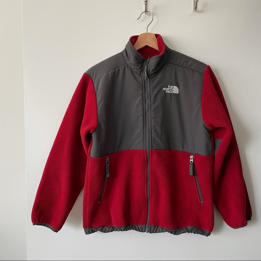 Boy’s North Face Red Fleece Jacket